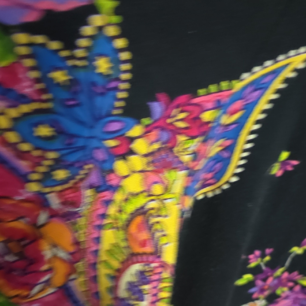 Floral Paisley Women's Top - Picture 5 of 9